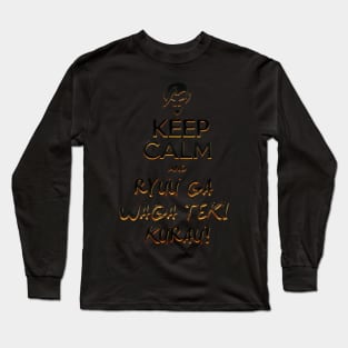 Keep Calm and spirit dragon Long Sleeve T-Shirt